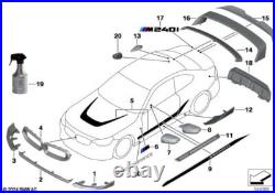 BMW Genuine M Performance Rear Spoiler Carbon Fits G42 G87 51195A36950 BMW Genuine M Performance Rear Spoiler Carbon Fits G42 G87 51195A36950