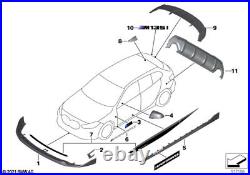 BMW Genuine M Performance Right Driver Side OS Aero Spoiler Flick 51112468204