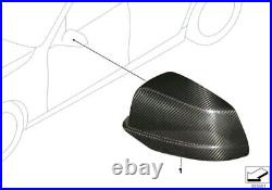 BMW Genuine M Performance Right OS Exterior Mirror Cap Carbon 51162291440 BMW Genuine M Performance Right OS Exterior Mirror Cap Carbon 51162291440