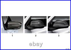 BMW Genuine M Performance Right OS Exterior Mirror Cap Carbon RHD 51162462826