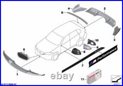 BMW Genuine M Performance Right OS Left Side Sill Foil Fits F15 F16 51142348319 BMW Genuine M Performance Right OS Left Side Sill Foil Fits F15 F16 51142348319