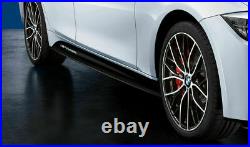 BMW Genuine M Performance Right Side Skirt Extension Black Matt 51192291404