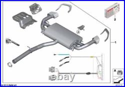 BMW Genuine M Performance Silencer With Flap System Fits F26 18302359003