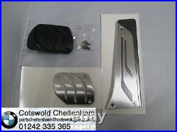 BMW Genuine M Performance Stainless Steel Pedal Cover Set 35002232278
