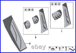 BMW Genuine M Performance Stainless Steel Pedals Supports Spare 35002232276