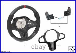 BMW Genuine M Performance Steering Wheel Cover Alcantara Carbon 32302463594
