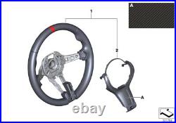 BMW Genuine M Performance Steering Wheel Cover Carbon Replacement 32302231982