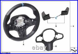 BMW Genuine M Performance Steering Wheel Cover Leather Carbon 32302471439 BMW Genuine M Performance Steering Wheel Cover Leather Carbon 32302471439