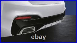 BMW Genuine M Performance Tailpipe Trims Set Chrome Fits G30 G31 18302449926