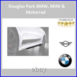 BMW Genuine Sill Attachm Set L & R Black High Gloss (M Performance) 3 Series G2x