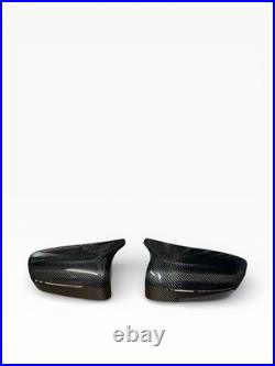 BMW M5 F90 2017-2023 Genuine Carbon Fibre Mirror Covers Caps Pair M Performance