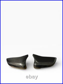 BMW M5 F90 2017-2023 Genuine Carbon Fibre Mirror Covers Caps Pair M Performance