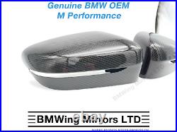 BMW M PERFORMANCE GENUINE Carbon Mirror Caps SET RHD G30 G31 G32 G11 G15 G16