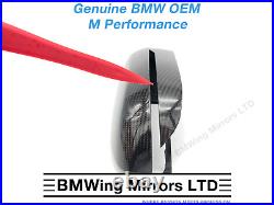 BMW M PERFORMANCE GENUINE Carbon Mirror Caps SET RHD G30 G31 G32 G11 G15 G16