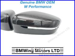 BMW M PERFORMANCE GENUINE Carbon Mirror Caps SET RHD G30 G31 G32 G11 G15 G16