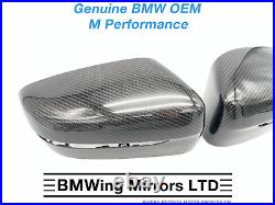 BMW M PERFORMANCE GENUINE Carbon Mirror Caps SET RHD G30 G31 G32 G11 G15 G16