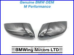 BMW M PERFORMANCE GENUINE Carbon Mirror Caps SET RHD G30 G31 G32 G11 G15 G16