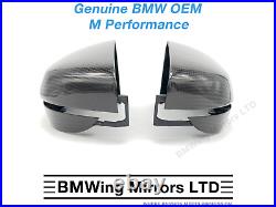 BMW M PERFORMANCE GENUINE Carbon Mirror Caps SET RHD G30 G31 G32 G11 G15 G16