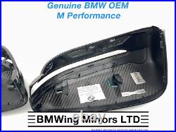 BMW M PERFORMANCE GENUINE Carbon Mirror Caps SET RHD G30 G31 G32 G11 G15 G16