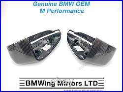 BMW M PERFORMANCE GENUINE Carbon Mirror Caps SET RHD G30 G31 G32 G11 G15 G16