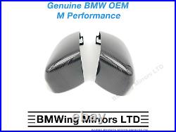 BMW M PERFORMANCE GENUINE Carbon Mirror Caps SET RHD G30 G31 G32 G11 G15 G16