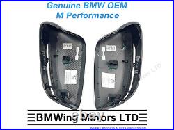 BMW M PERFORMANCE GENUINE Carbon Mirror Caps SET RHD G30 G31 G32 G11 G15 G16
