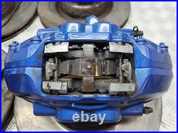 BMW M Performance 340mm Blue Brembo Brake Caliper Discs 1 2 3 4 Series F2X F3X