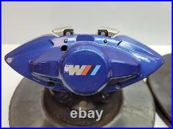 BMW M Performance 340mm Blue Brembo Brake Caliper Discs Kit 1 2 3 4 Series