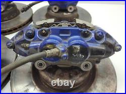 BMW M Performance 340mm Blue Brembo Brake Caliper Discs Kit 1 2 3 4 Series