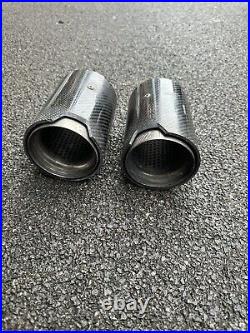 BMW M Performance Carbon Fibre Rear Exhaust Tip 2 3 Series M2 M3 M4 Genuine