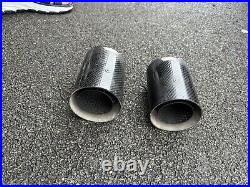 BMW M Performance Carbon Fibre Rear Exhaust Tip 2 3 Series M2 M3 M4 Genuine