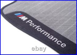 BMW M Performance Rubber Floor Mats Rear Set F30 F31 F80 F36 Genuine 2409932