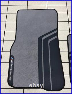 BMW Rubber Floor Mats M Performance Front 4 Series F32 F33 F82 F83 F86 2407306 BMW Rubber Floor Mats M Performance Front 4 Series F32 F33 F82 F83 F86 2407306