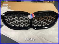 Bmw 1 Series F40 M Performance Front Grille Gloss Black New Genuine 51135a39370