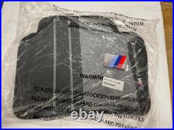 Bmw 3 & 4 Series M Performance Rear Floor Mats New Genuine 51472241470