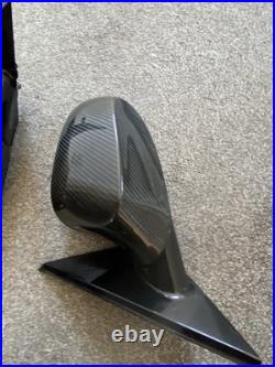 Bmw E81 E82 E88 M Performance Carbon Fibre Door Mirrors 51162159457 51162159456