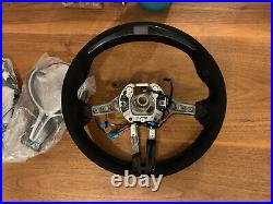 Bmw F10 M5 F06 F12 F13 M6 Performance Race Display Led Alcantara Steering Wheel