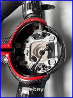 Bmw F80 F82 F83 F87 F15 F16 M Steering Wheel M Performance Carbon Retrimmed Red