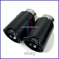 Bmw F Series Twin Pipes Genuine Carbon Fiber M Performance Exhaust Tips