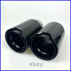 Bmw F Series Twin Pipes Genuine Carbon Fiber M Performance Exhaust Tips