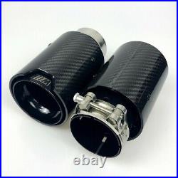 Bmw F Series Twin Pipes Genuine Carbon Fiber M Performance Exhaust Tips