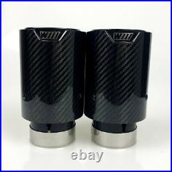 Bmw F Series Twin Pipes Genuine Carbon Fiber M Performance Exhaust Tips