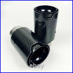 Bmw F Series Twin Pipes Genuine Carbon Fiber M Performance Exhaust Tips