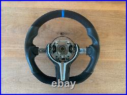 Bmw M2 M3 M4 Performance Flat Bottom Alcantara Steering Wheel F2x F3x X5 X6 X5m