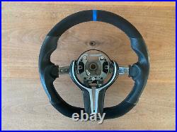 Bmw M2 M3 M4 Performance Flat Bottom Alcantara Steering Wheel F2x F3x X5 X6 X5m
