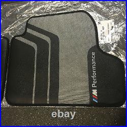 Bmw M Performance Floor Mats Rear 4 Series F32 F82 M4 Coupe Genuine 51472409933