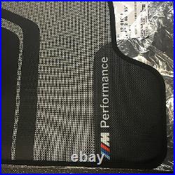 Bmw M Performance Floor Mats Rear 4 Series F32 F82 M4 Coupe Genuine 51472409933
