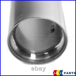 Bmw New Genuine 2 3 4 5 6 Series M Performance Exhaust Tip Chrome Finish 2354364