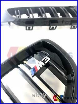 Bmw New Genuine 3 Series M3 F80 Front M Performance Kidney Grilles Pair Set
