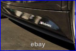 Bmw New Genuine F30 F31 M Performance Side Skirt Cover Pair Set Left + Right